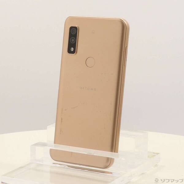 【中古】FUJITSU(富士通） arrows We 64GB サクラ色ゴールド FCG01 au SIM無償性 【269-ud】
