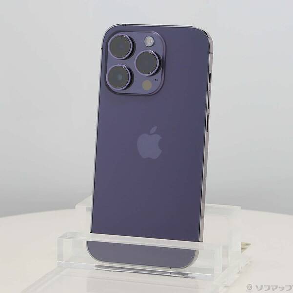 【中古】Apple(アップル) iPhone14 Pro 128GB ディープパープル MQ0F3J／A SIMフリー 【297-ud】｜ソフマップ中古専門店 57,048円