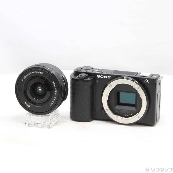 【中古】SONY(ソニー) VLOGCAM ZV-E10L パワーズームレンズキット 黒いこと 【349-ud】