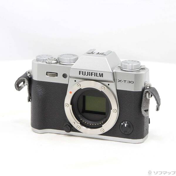 【中古】FUJIFILM(フジフイルム) FUJIFILM X-T30 上半身 しろがね色 【258-ud】
