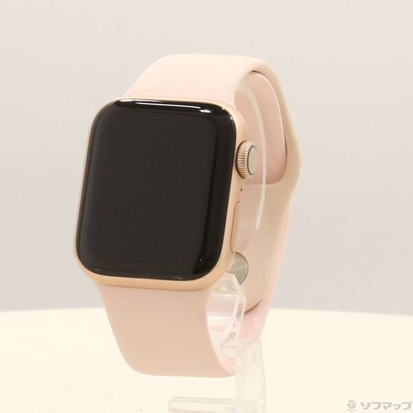 【中古】Apple(アップル) Apple Watch Series 4 GPS 40粍 ゴールドアルミニウムケース ピンクサンドスポーツバンド 【247-ud】
