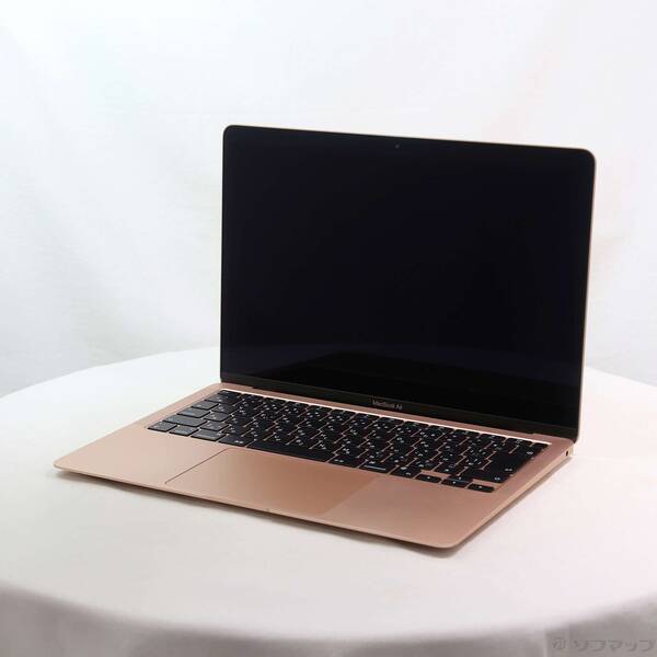 【中古】Apple(アップル) MacBook Air 13.3-inch Late-2020 MGNE3J／A Apple M1 8中核グループ中央処理装置_8中核グループGPU 8GB SSD512GB ゴールド 〔26.3 Tahoe〕 【258-ud】