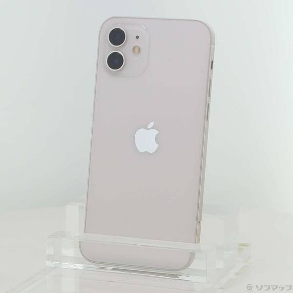 【中古】Apple(アップル) iPhone12 64GB 白いこと MGHP3J／A SIM無償性 【352-ud】