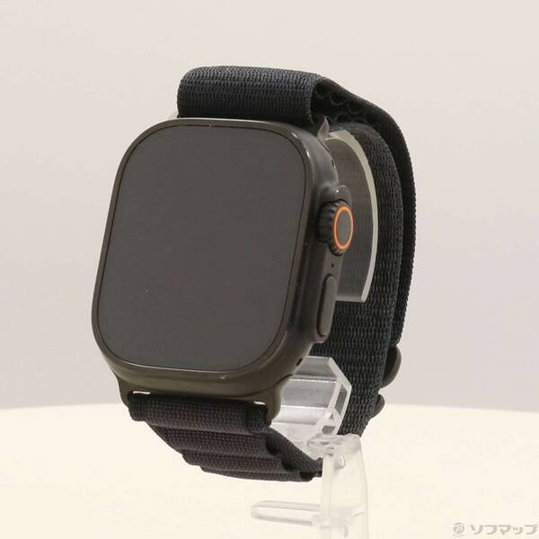 【中古】Apple(アップル) Apple Watch Ultra 3 GPS + Cellular 49粍 ブラックチタニウムケース ブラックアルパインループ 【262-ud】