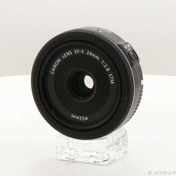 【中古】Canon(キヤノン) Canon EF-S 24粍 F2.8 STM EF-S2428STM 水晶体 【352-ud】