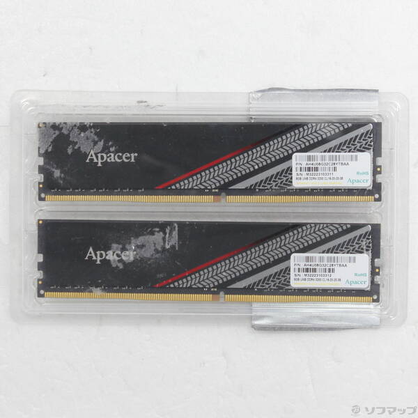 【中古】(DDR4 3200 8GB) 2枚組 【377-ud】