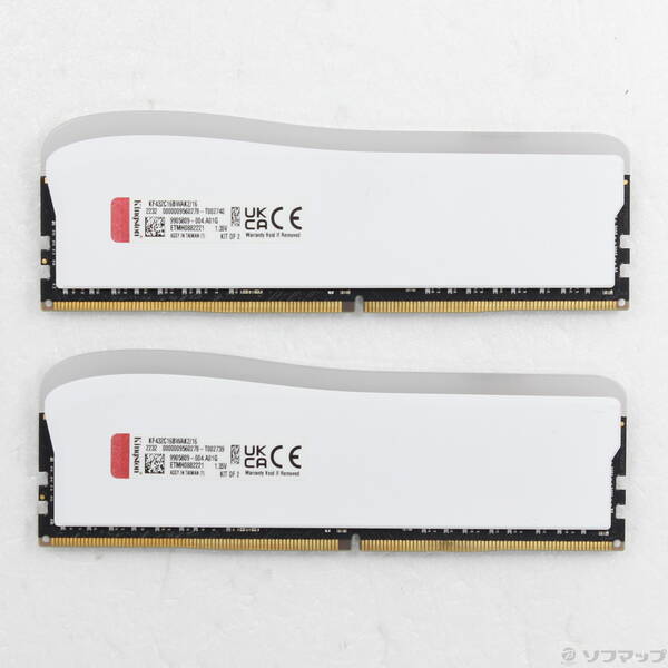 【中古】Kingston Kingston KF432C16BWAK2／16 8GB 2枚組 【377-ud】