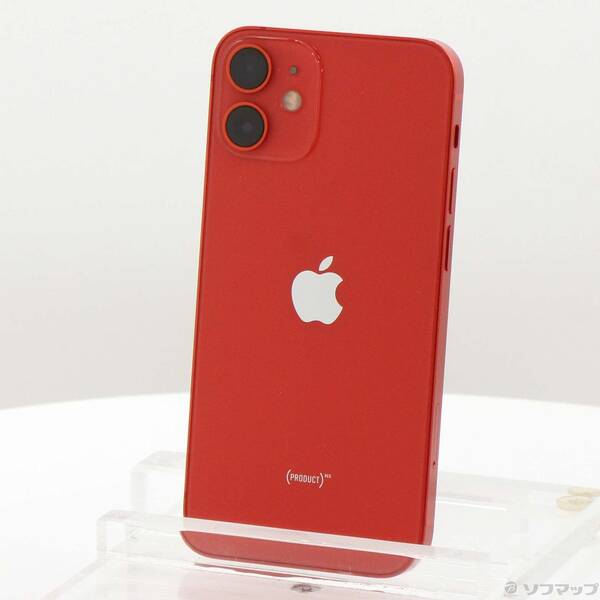 【中古】Apple(アップル) iPhone12 mini 128GB 売り物赤いこと MGDN3J／A SIM無償性 【305-ud】