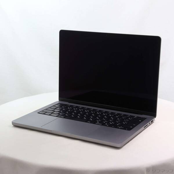 【中古】Apple(アップル) MacBook Pro 14.2-inch Late-2021 MKGQ3J／A Apple M1 Pro 10中核グループ中央処理装置_16中核グループGPU 32GB SSD2肺結核 空白文字薄墨色 〔26.4 Tahoe〕 【276-ud】