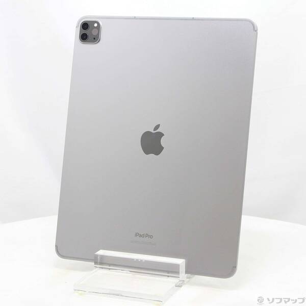 【中古】Apple(アップル) iPad Pro 12.9in 第6時人 512GB 間隔文字薄墨色 MP223J／A au鍵を掛ける取り消すSIM無償性 【352-ud】