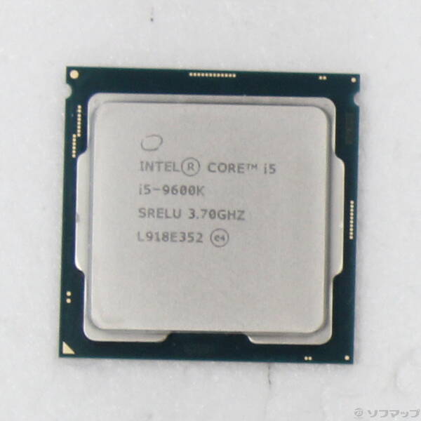 【中古】intel(インテル) Core i5 9600K 〔3.7GHz／LGA 1151〕 【344-ud】