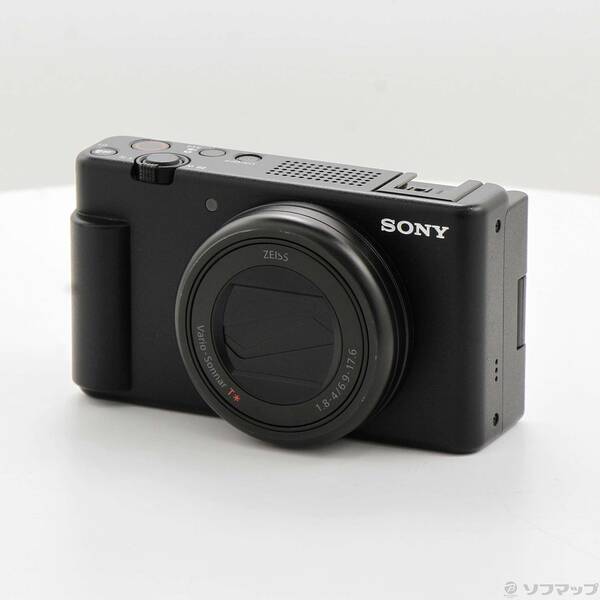 【中古】SONY(ソニー) 〔見せびらかす品〕 VLOGCAM ZV-1 II シューティンググリップキット 黒いこと 【258-ud】