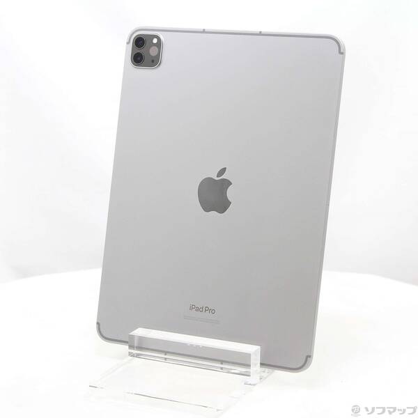 【中古】Apple(アップル) iPad Pro 11in 第4時人 512GB 間隔文字薄墨色 MNYG3J／A SIM無償性 【198-ud】