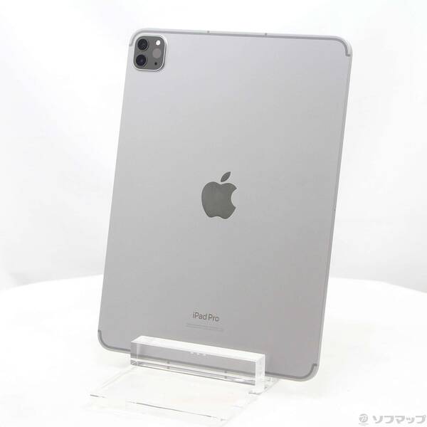 【中古】Apple(アップル) iPad Pro 11in 第4時人 512GB 空白文字薄墨色 MNYG3J／A SIM無償性 【198-ud】