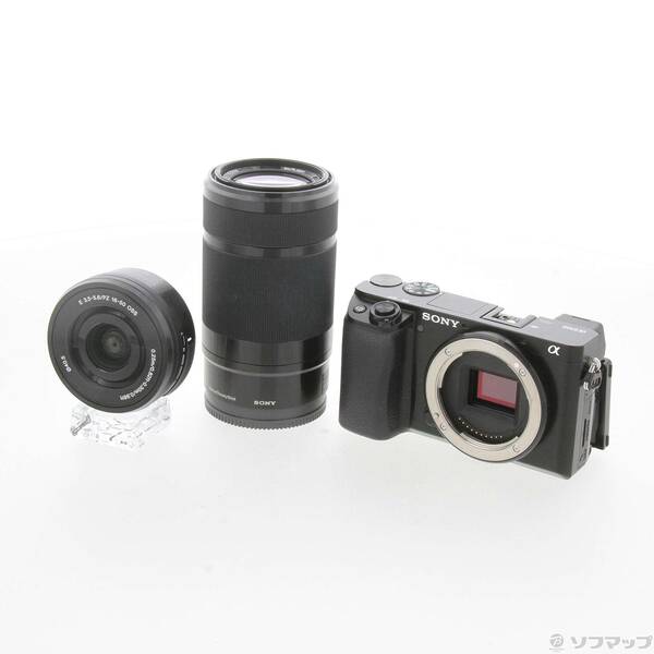 【中古】SONY(ソニー) α6100 ダブルズームレンズキット 黒いこと 【262-ud】