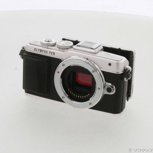 【中古】OLYMPUS(オリンパス) PEN Lite E-PL7 上半身 しろがね色 【262-ud】