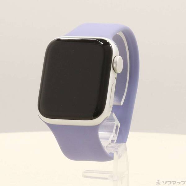 【中古】Apple(アップル) Apple Watch SE 第1時人 GPS 40粍 シルバーアルミニウムケース イングリッシュラベンダーソロループ 【196-ud】