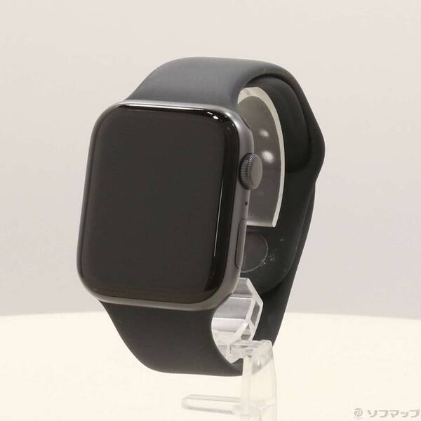 【中古】Apple(アップル) Apple Watch Series 6 GPS 44粍 スペースグレイアルミニウムケース 黒いこと運動競技ダンス楽隊 【196-ud】