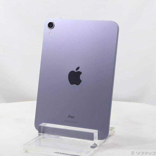 【中古】Apple(アップル) iPad mini 第6時人 64GB パープル MK7R3J／A Wi-Fi 【352-ud】