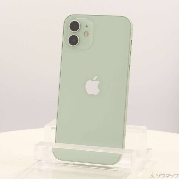 【中古】Apple(アップル) iPhone12 64GB 緑であること MGHT3J／A SIM無償性 【198-ud】