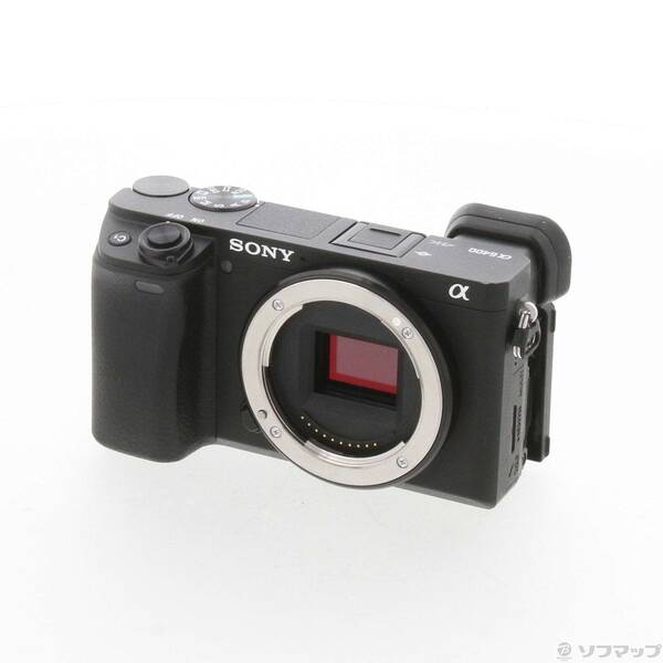 【中古】SONY(ソニー) α6400 上半身 黒いこと 【349-ud】