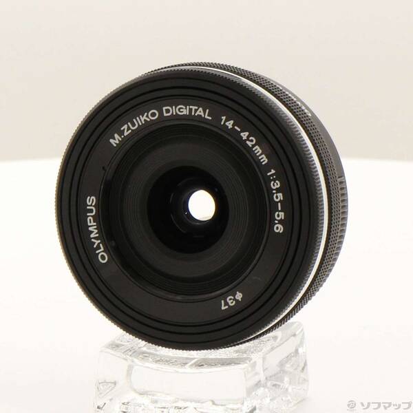 【中古】OLYMPUS(オリンパス) M.ZUIKO DIGITAL 14-42粍 F3.5-5.6 EZ (水晶体／黒いこと) 【262-ud】