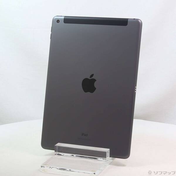 【中古】au iPad 第8時人 128GB あき場所薄墨色 MYML2J／A au鍵を掛ける取りけすSIM無償性 【258-ud】