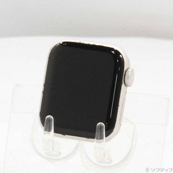 【中古】Apple(アップル) Apple Watch SE 第2時人 GPS 40粍 スターライトアルミニウムケース ダンス楽隊絶無 【348-ud】