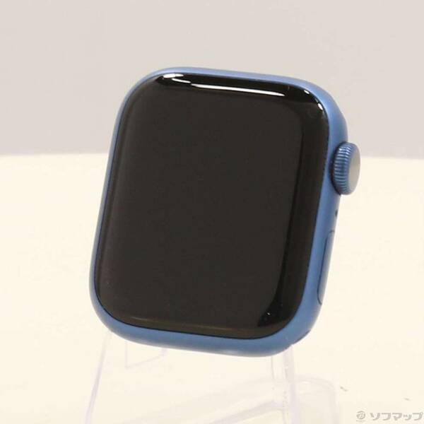 【中古】Apple(アップル) Apple Watch Series 7 GPS 41粍 ブルーアルミニウムケース ダンス楽隊絶無 【344-ud】
