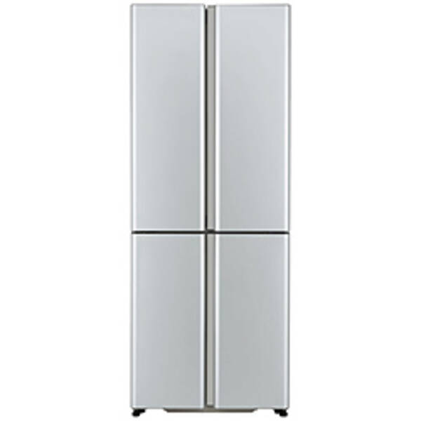 【中古】AQUA 〔見せびらかす品〕 電気冷蔵庫 AQUA 繻子しろがね色 AQR-TZ42R(S) ［幅70珊 ／420L ／4部屋の入り口 ／観音開き手合い ／2025年］ 【305-ud】