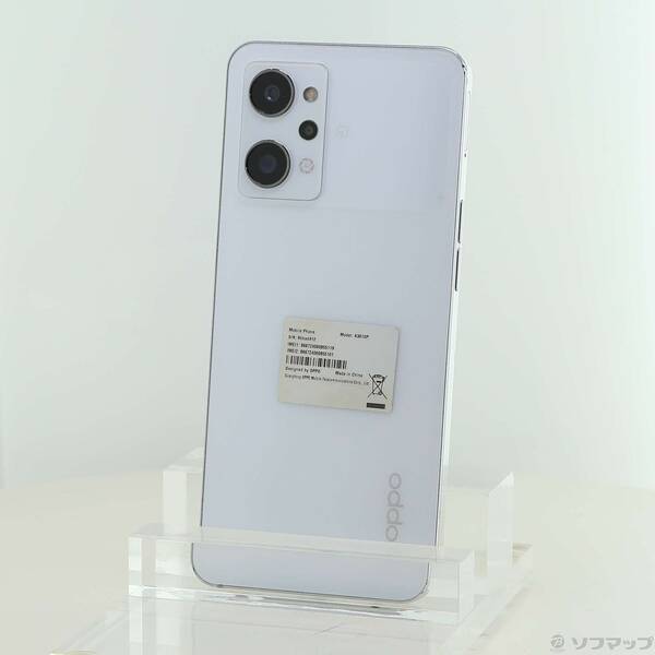 【中古】ワイ可動性 OPPO Reno9 A 128GB お月さま白いこと YMOPRENO9A Y!mobile SIM無償性 【352-ud】