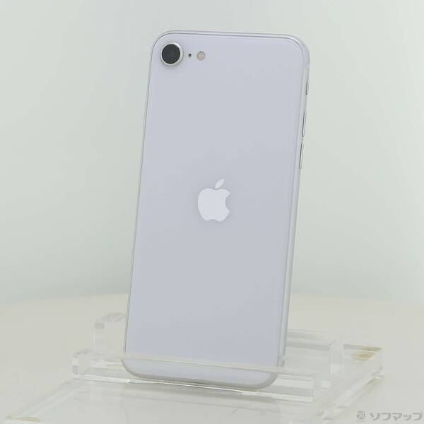 【中古】Apple(アップル) iPhone SE 第2時人 128GB 白いこと MXD12J／A SIM無償性 【196-ud】