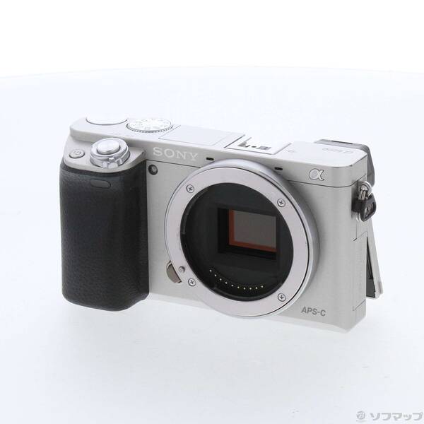 【中古】SONY(ソニー) α6000 上半身 しろがね色 ILCE-6000 【276-ud】