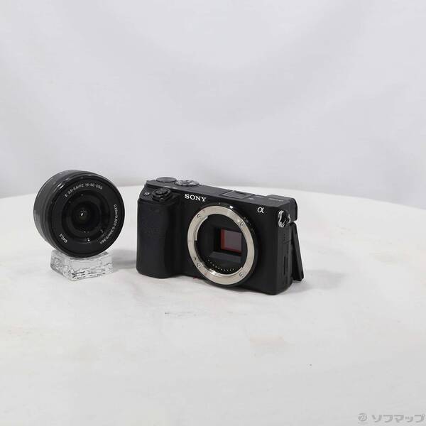 【中古】SONY(ソニー) α6400 ILCE-6400L パワーズームレンズキット 黒いこと 【349-ud】