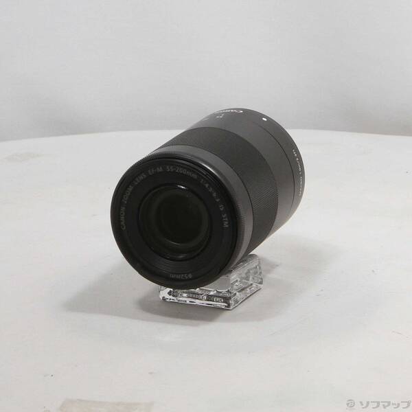 【中古】Canon(キヤノン) EF-M 55-200粍 F4.5-6.3 IS STM 黒鉛 【348-ud】