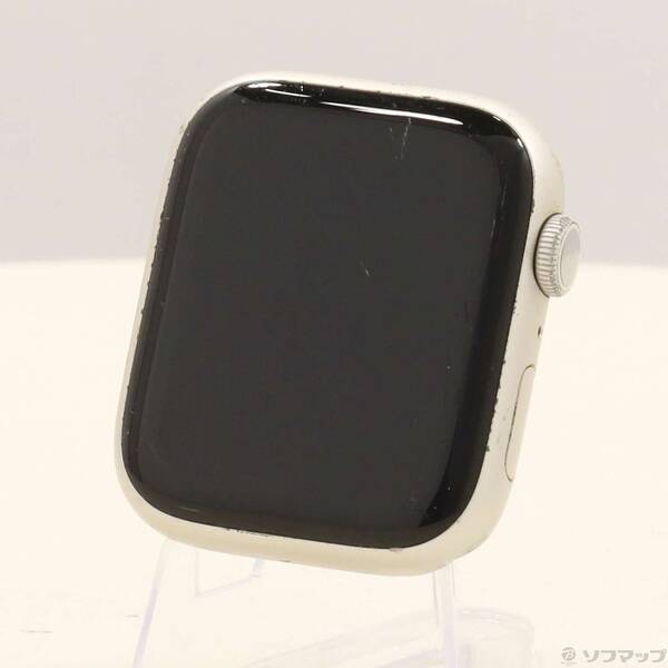【中古】Apple(アップル) Apple Watch Series 7 GPS 45粍 スターライトアルミニウムケース ダンス楽隊絶無 【262-ud】