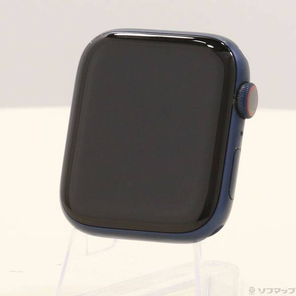 【中古】Apple(アップル) Apple Watch Series 6 GPS + Cellular 44粍 ブルーアルミニウムケース ダンス楽隊絶無 【262-ud】