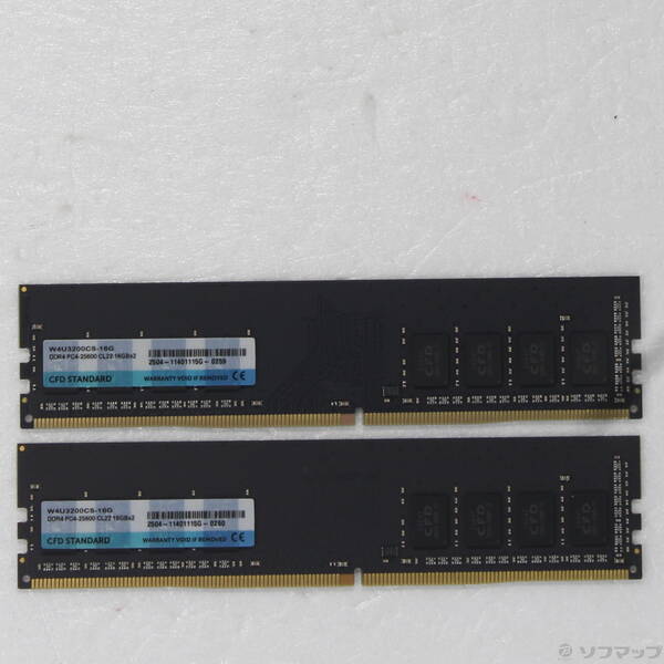 【中古】CFD(シーエフディー) W4U3200CS-16G 32GB 16GB×2枚組 【262-ud】