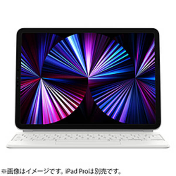 【中古】Apple(アップル) 11in iPad Pro 第3／2／1時人用 Magic Keyboard 日本語 白いこと MJQJ3J／A 【198-ud】