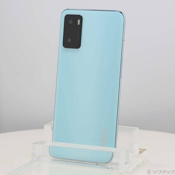 【中古】OPPO(オッポ) OPPO A55s 5G 64GB 緑であること A102OP Softbank SIM無償性 【276-ud】