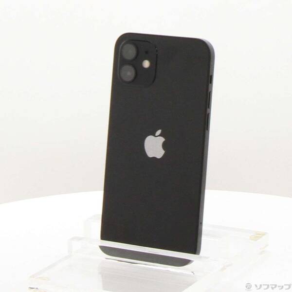 【中古】Apple(アップル) iPhone12 128GB 黒いこと MGHU3J／A SIM無償性 【297-ud】