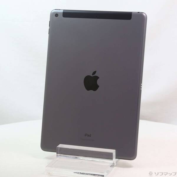 【中古】SoftBank iPad 第9時人 64GB あき場所薄墨色 MK473J／A SoftBank鍵を掛ける取りけすSIM無償性 【269-ud】