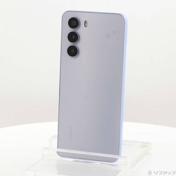 【中古】ZTE nubia S 5G 128GB ライトパープル A403ZT Y!mobile SIM無償性 【349-ud】
