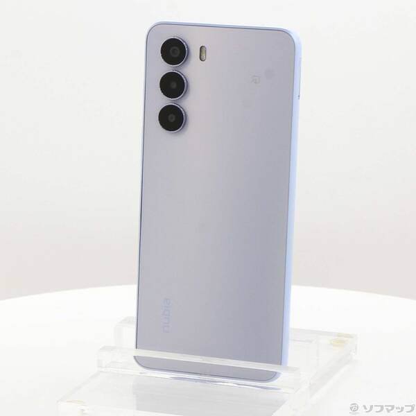 【中古】ZTE nubia S 5G 128GB ライトパープル A403ZT Y!mobile SIM無償性 【349-ud】