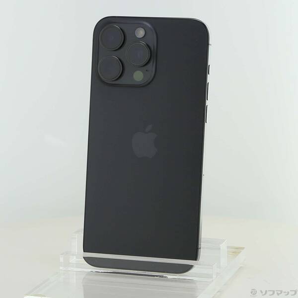 【中古】Apple(アップル) iPhone15 Pro Max 256GB ブラックチタニウム MU6P3J／A SIMフリー 【198-ud】｜ソフマップ中古専門店