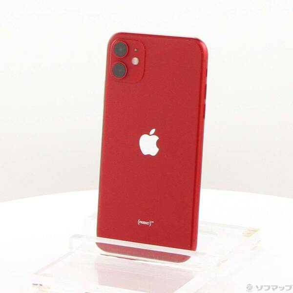 【中古】Apple(アップル) iPhone11 64GB 売り物赤いこと MHDD3J／A SIM無償性 【276-ud】