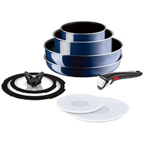 【中古】T-FAL 〔中古品〕 フライパン書き割り ロイヤルブルー・インテンス 書き割り9 インジニオ・ネオ L43792屁っ放り火専用 【198-ud】