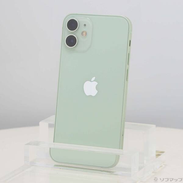 【中古】Apple(アップル) iPhone12 mini 128GB 緑であること MGDQ3J／A SIM無償性 【276-ud】