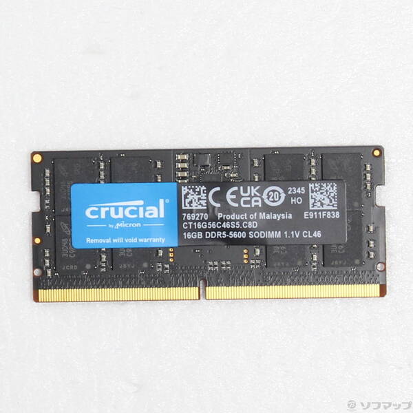 【中古】Crucial CT16G56C46S5 【344-ud】