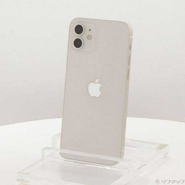 【中古】Apple(アップル) iPhone12 64GB 白いこと MGHP3J／A SIM無償性 【352-ud】